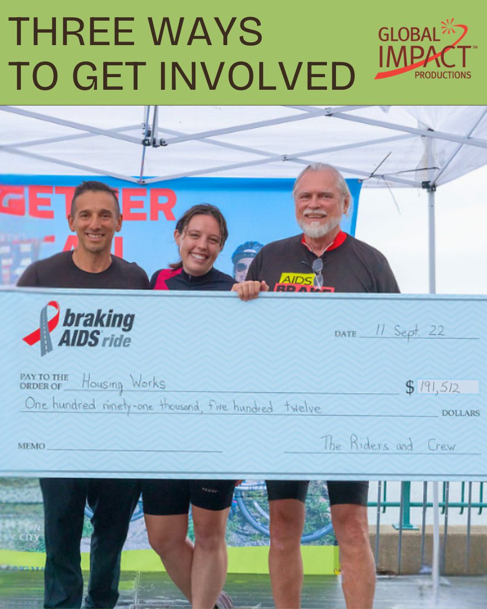 globalimpactpro's tweet photo. There’s more than one way to be part of Global Impact events. You can ride or walk, volunteer your time, or even donate! However you choose to get involved, you’re making our events more meaningful, and for that, we’re grateful. https://t.co/3WPdpPbKDU