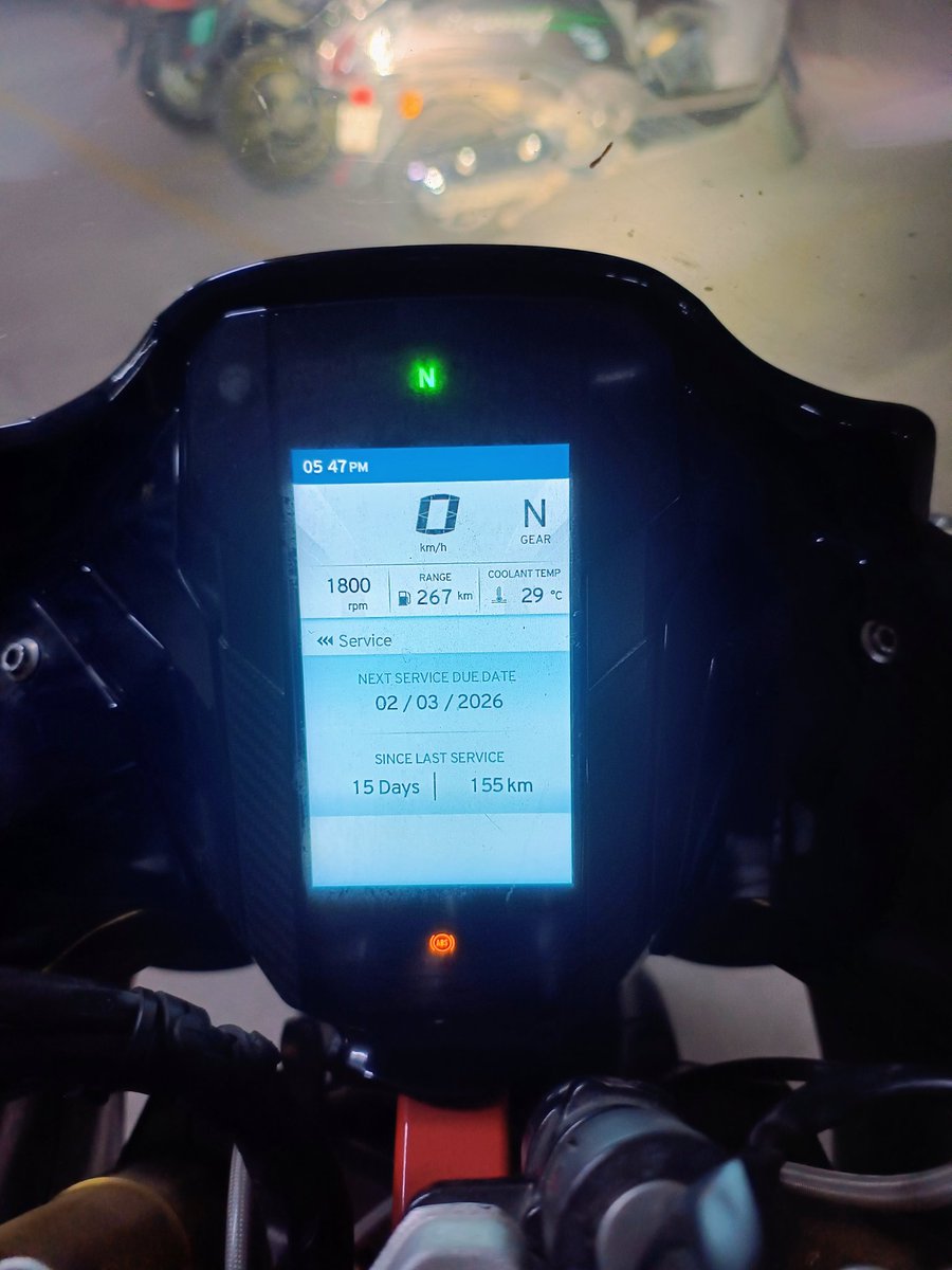 TheOtherTushar's tweet image. Hey @tvsmotorcompany, can you clarify if the last service date and next service due date can ever show up as the same date in any scenario (like right after a service or software issue)?
Just curious — seen it happen? 🚀 #TVS #rr310 #ServiceQuery