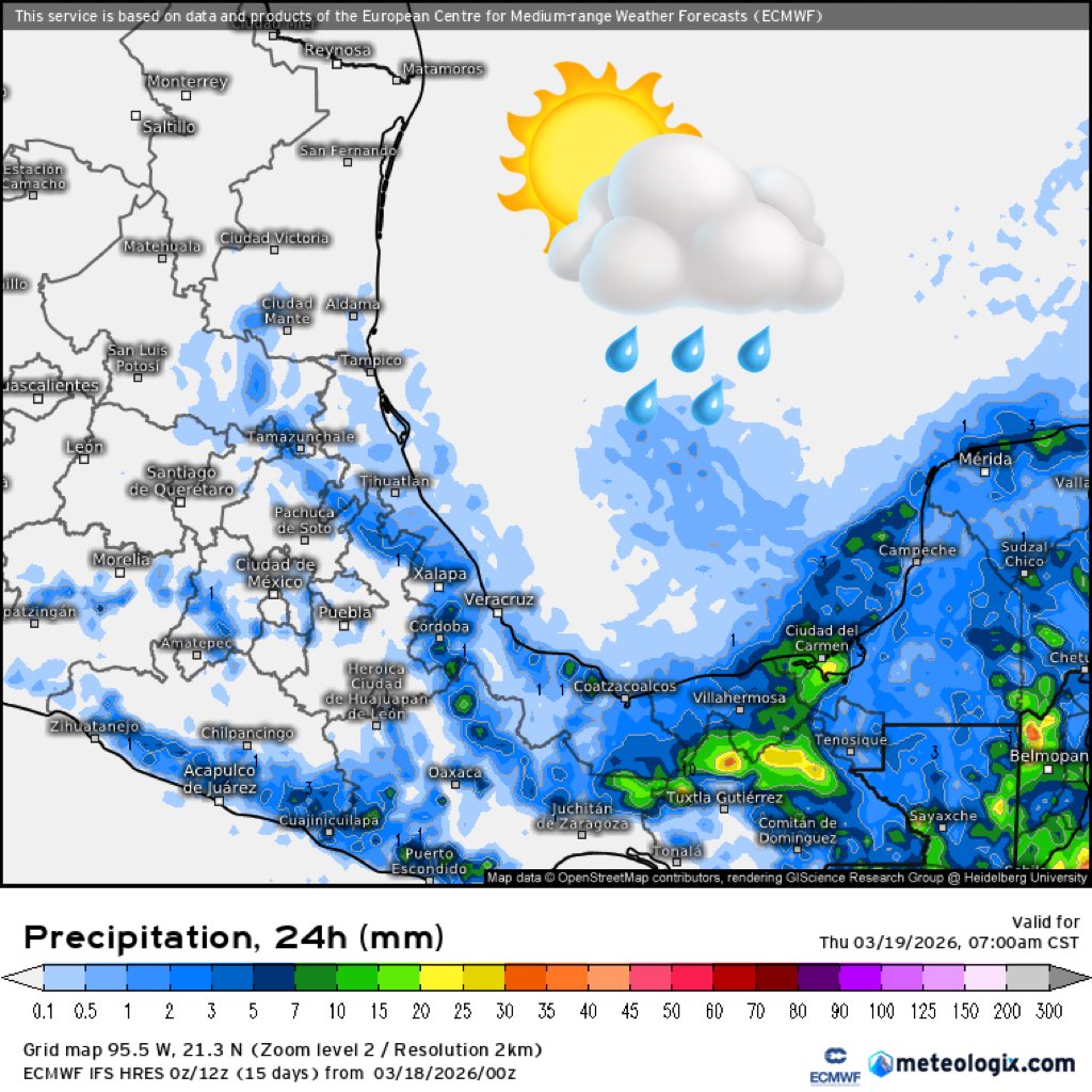 🍁🌧️Meteorología México🥶❄️ tweet media