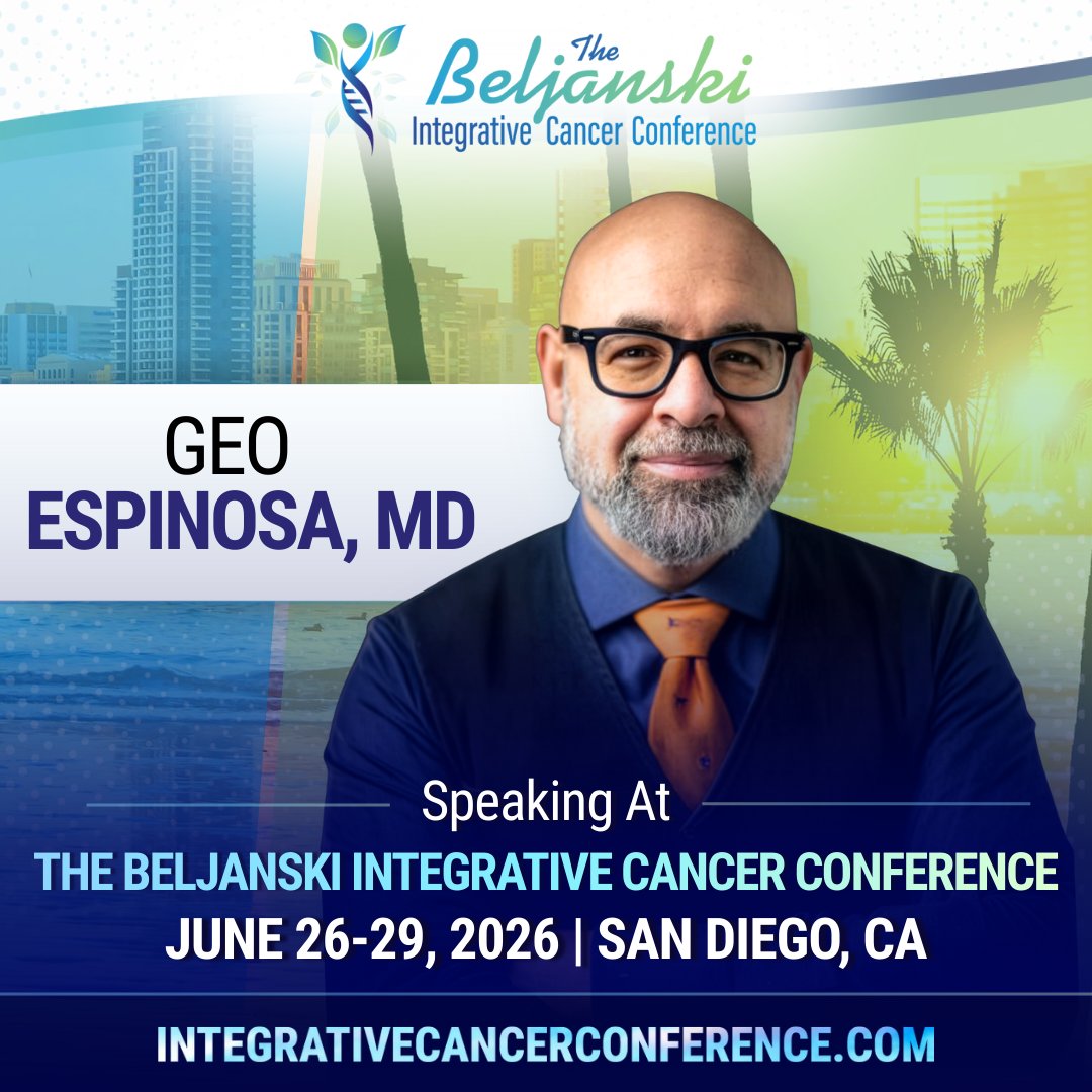 BeljanskiF's tweet image. Integrative urology meets cancer care.

Dr. Geo Espinosa of NYU Langone joins BICC 2026 with clinical insight on prostate and men’s health.

June 26–29 | San Diego
Free eBook + 15% off: integrativecancerconference.com/?utm_source=x&amp;amp;…

#BICC2026 #NaturalHealing #CancerConference