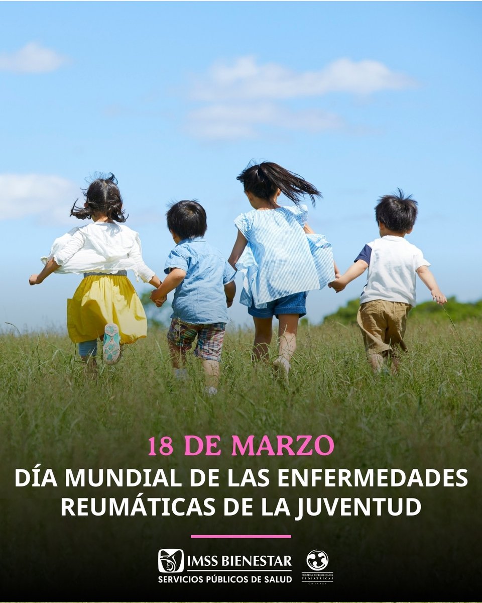 El 18 de marzo se celebra el Día Mundial de las Enfermedades Reumáticas de la Juventud, una fecha que tiene como objetivo concienciar sobre las enfermedades reumáticas que afectan a los niños y jóvenes en todo el mundo.