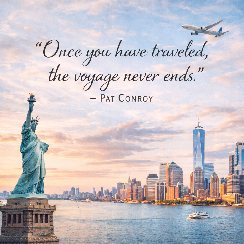 Once you have traveled, the voyage never ends! ~Pat Conroy

#kffv #travelquote #familytravel #familyvacation