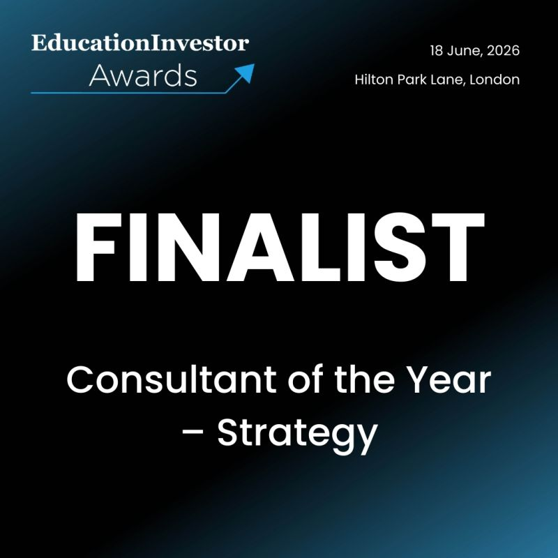 PLMR_Education's tweet photo. Delighted to be shortlisted for Strategy Consultancy of the Year at the 2026 EducationInvestor Awards 🎉
A huge thank you to our @PLMR Education Practice team and the fantastic clients we get to work with across the education sector.
#PublicAffairs #EIAwards26 https://t.co/sQCXNRklTV