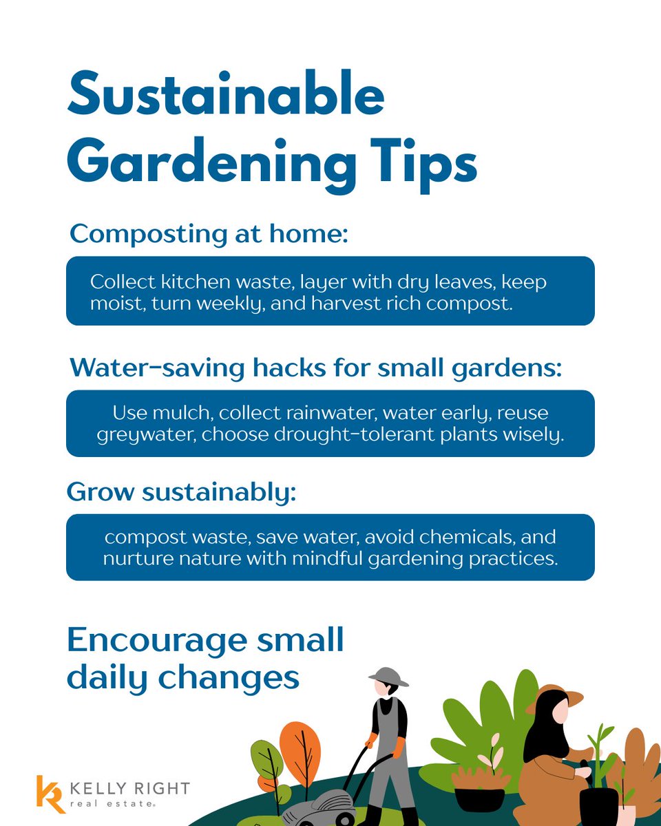 PritchettExp's tweet photo. Sustainability doesn’t have to start big—it starts at home.

From composting kitchen scraps to choosing water-wise plants, small habits in your garden can make a meaningful impact over time. And the best part? https://t.co/RiRLno53Lm
