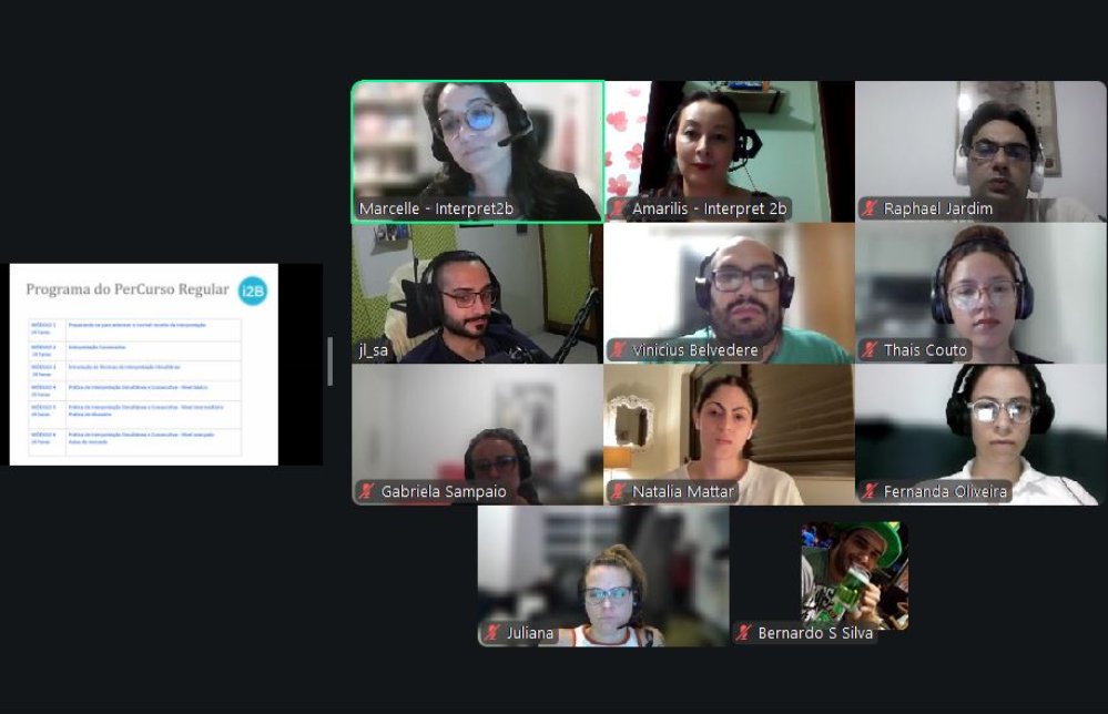 Ontem começamos a 10ª turma do Percurso Regular de Interpretação de Conferência com uma turma cheia de energia e pronta para o que vem pela frente.

Que seja um ciclo de muito aprendizado, desenvolvimento e novas conquistas na interpretação. 🎧✨

#InterpretacaoDeConferencia