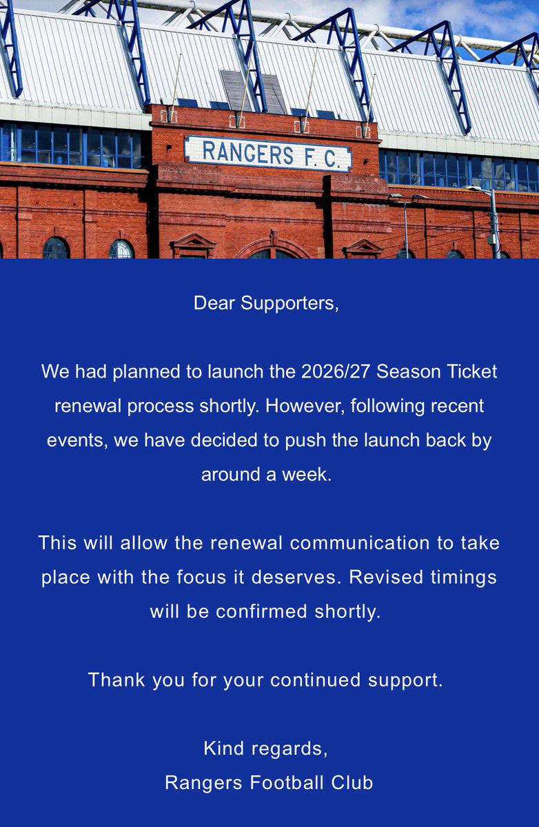 Blue Sea of Ibrox tweet media
