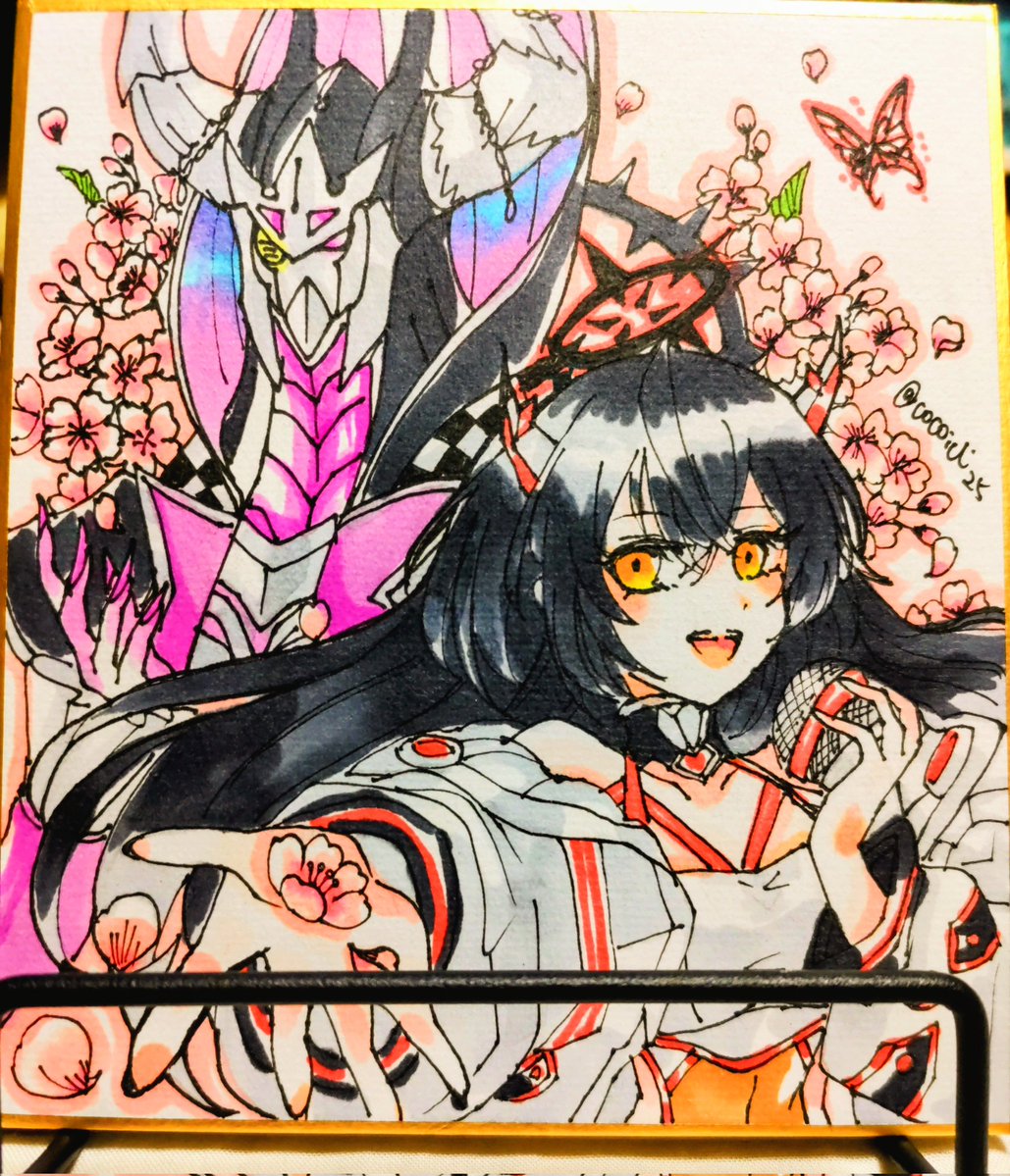 春っぽい色紙が欲しかったので🌸