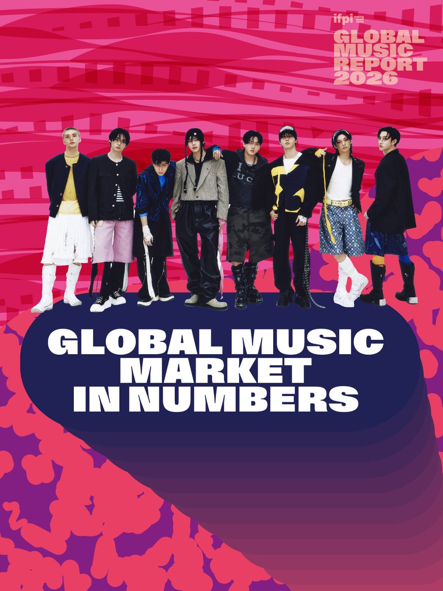 LOOK: #StrayKids is once again featured in <a href="/IFPI_org/">IFPI</a>'s Global Music Report (2026).

<a href="/Stray_Kids/">Stray Kids</a> is the world's 2nd best-selling artist of 2025.