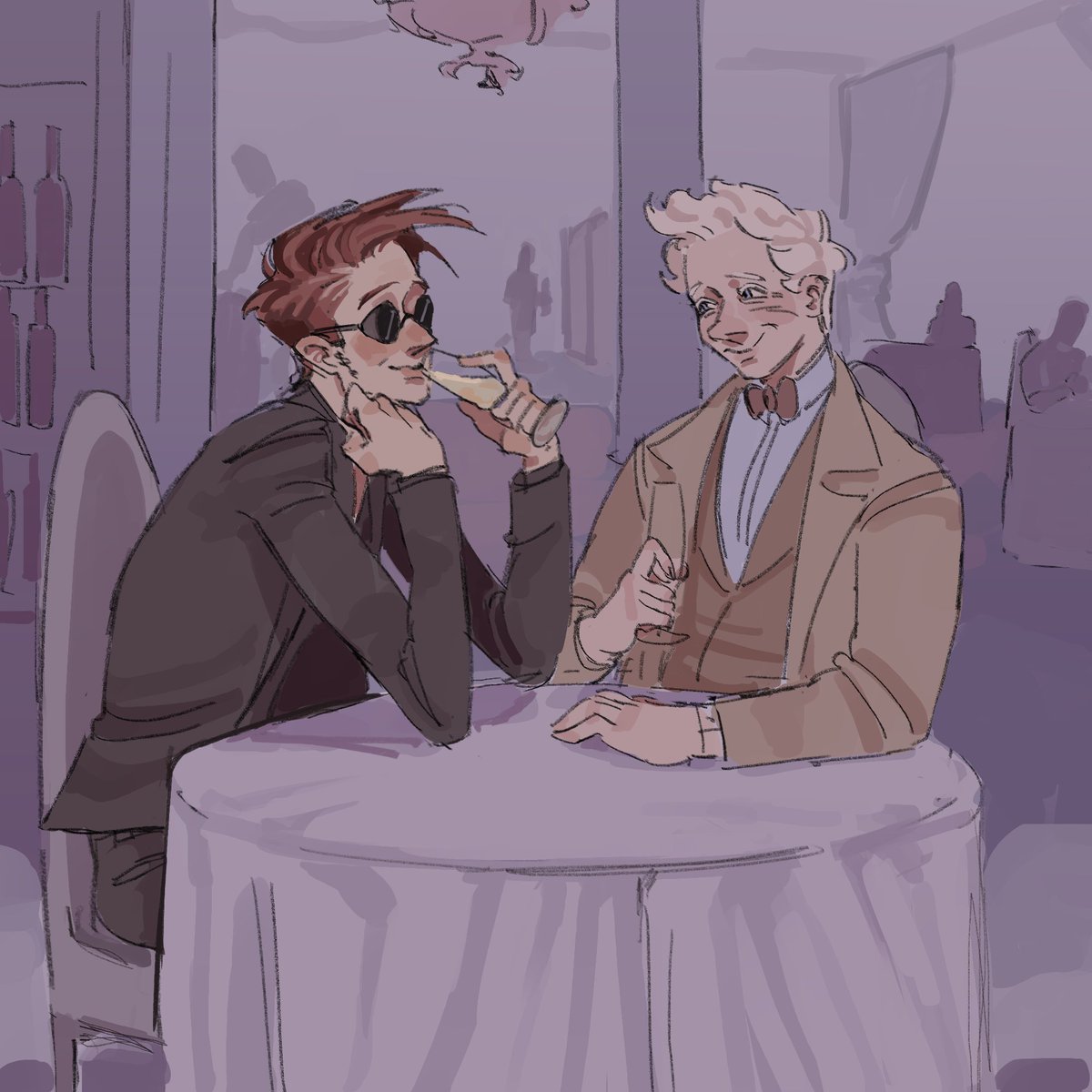I'm so excited guys- so here's them dating
#GoodOmens