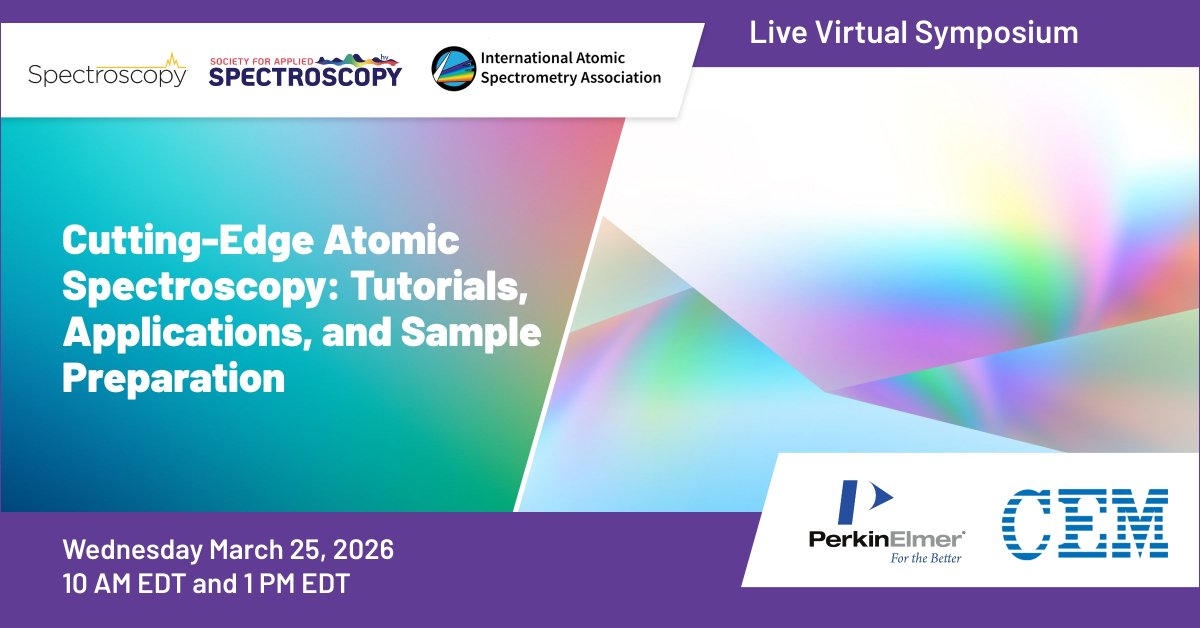 Spectroscopy Magazine tweet media