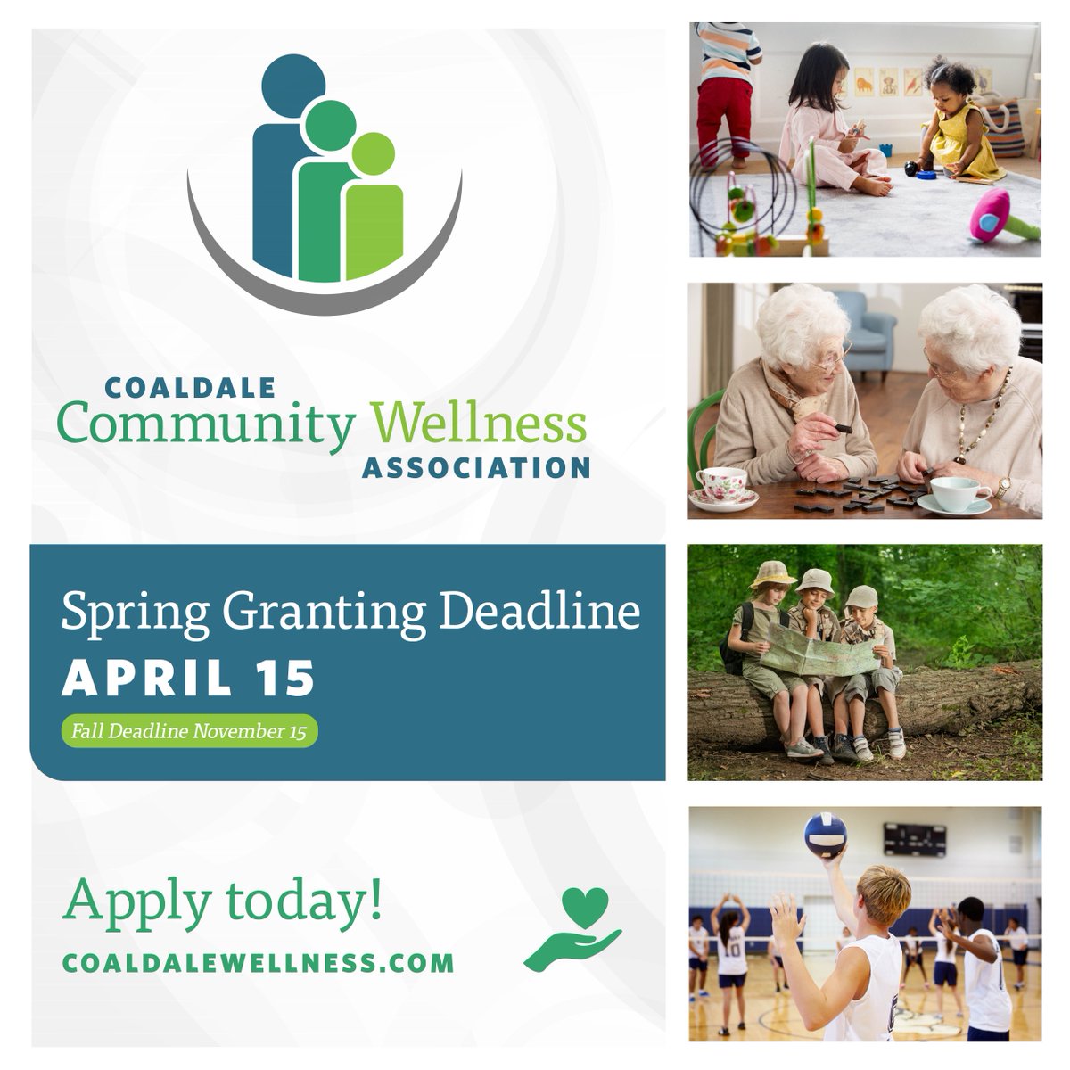 CoaldaleAB's tweet image. Reminder: The spring granting deadline for the CCWA is coming up fast!

If you’re planning to apply for funding, now’s the time to get your application ready.

For full details on eligibility and how to apply, visit coaldalewellness.com.

#CCWA #Coaldale #FundingOpportunity