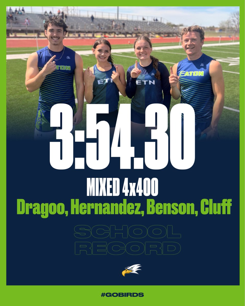 Eaton HS Lady Eagles Track & Field tweet media