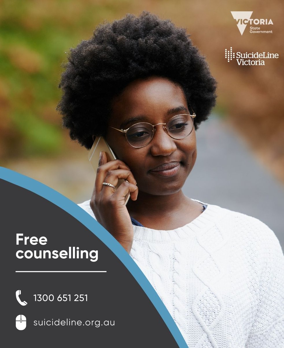 SuicideLine Victoria tweet media