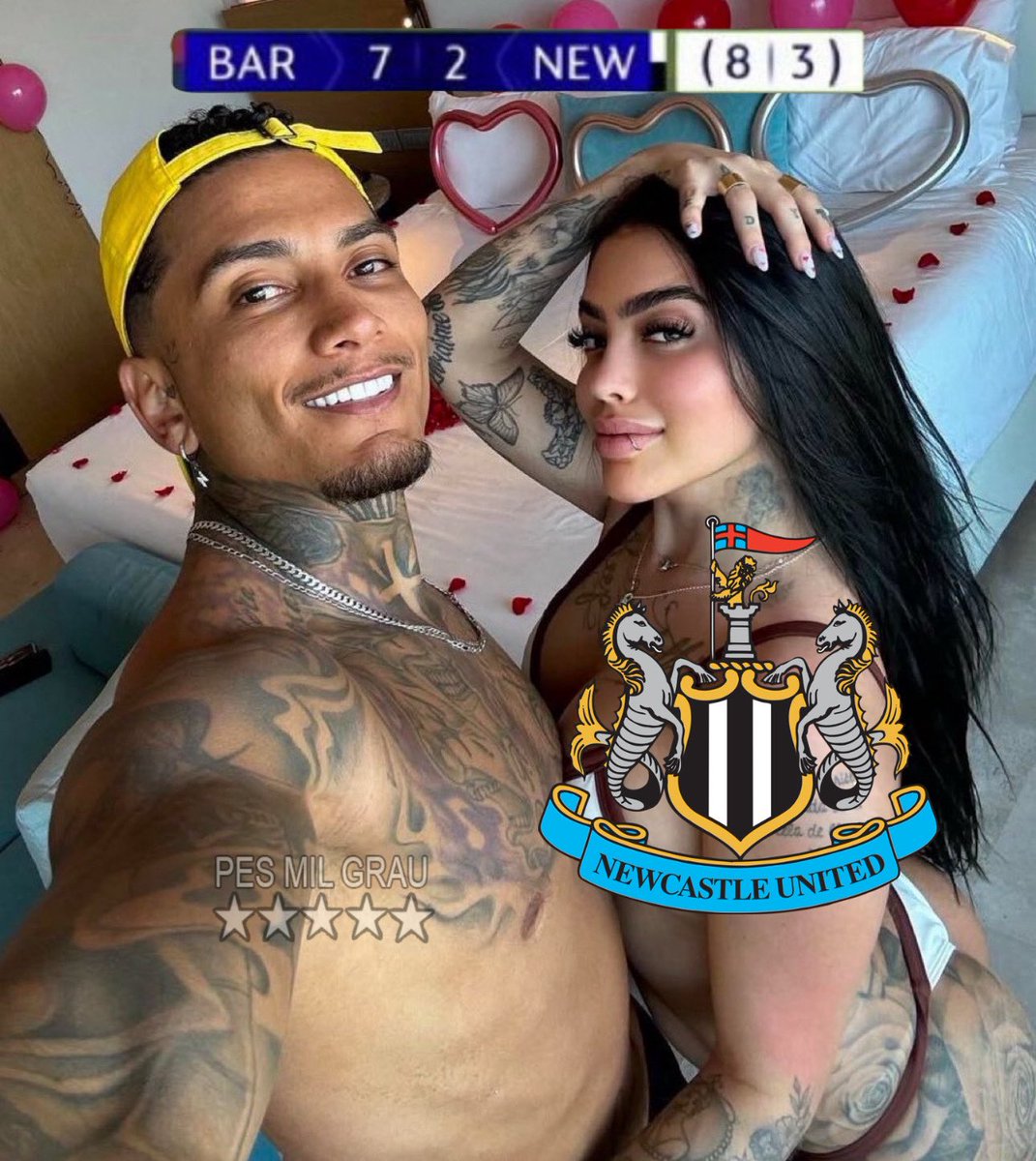 Pesgrau's tweet photo. Resumo de Barcelona x Newcastle 

Raphinha craque do jogo! https://t.co/YN2FQ7iEhe