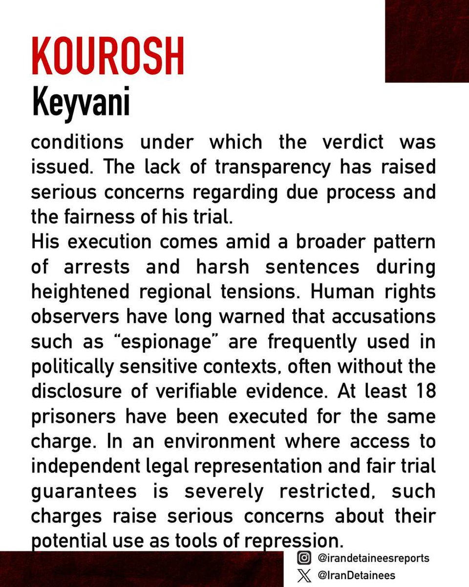 Iran Detainees Report tweet media