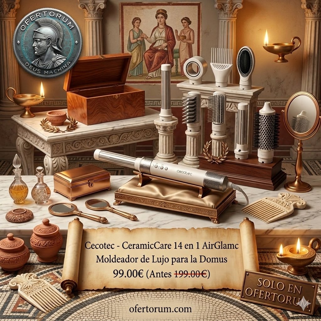 ofertorumweb's tweet image. 🏛️ ¡LA BELLEZA DIGNA DE UN IMPERIO! 🏛️
Ave✋Mima tu cabello con el moldeador Cecotec CeramicCare 14-in-1 AirGlamc. Tecnología punta con 14 cabezales.
💰 Solo 99,00€ (Antes ~199,00€~).
 ofertorum.com/product/418271…
#Ofertorum #Cecotec #CeramicCare #AirGlamc  #Oferta