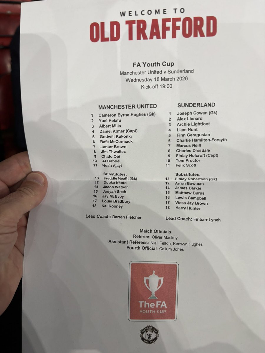 The MUFC Academy 🔴⚪️⚫️ tweet media