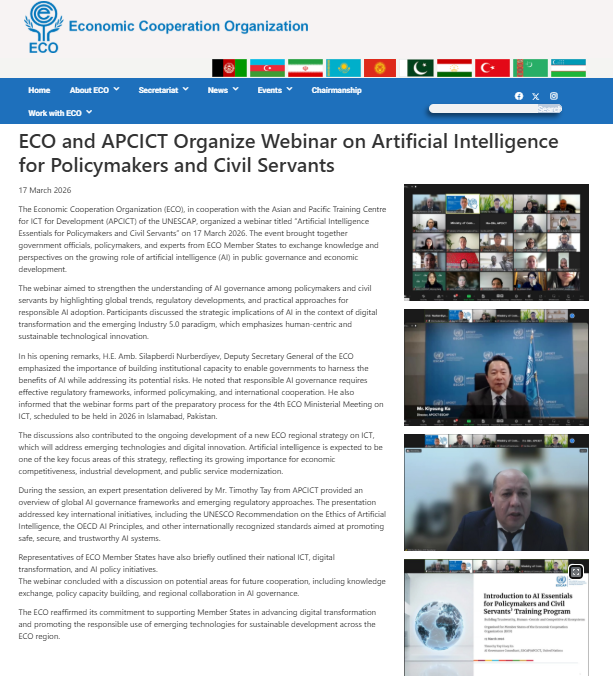 ECO Secretariat tweet media