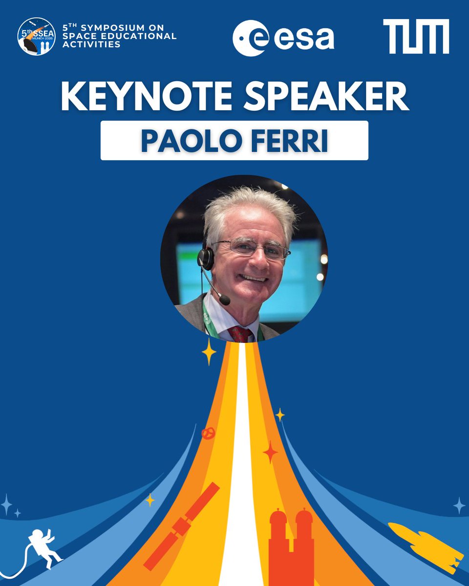 ssea2026's tweet photo. 📢We are excited to welcome Paolo Ferri, former Head of ESA Mission Operations, as a keynote speaker at #SSEA2026. Join the symposium to attend his talk "The Rosetta Mission - An Interplanetary Exploration Adventure" 🛰️☄️
Paolo Ferri's picture credits: ESA / J.Mai. https://t.co/BgPqQdqGqb