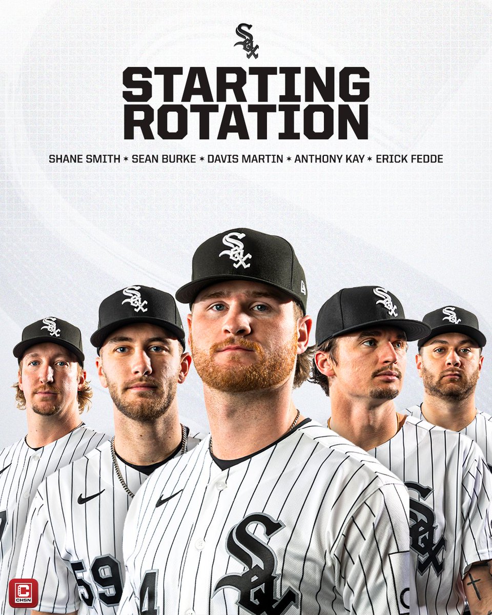 The 2026 Starting Rotation is set 😤