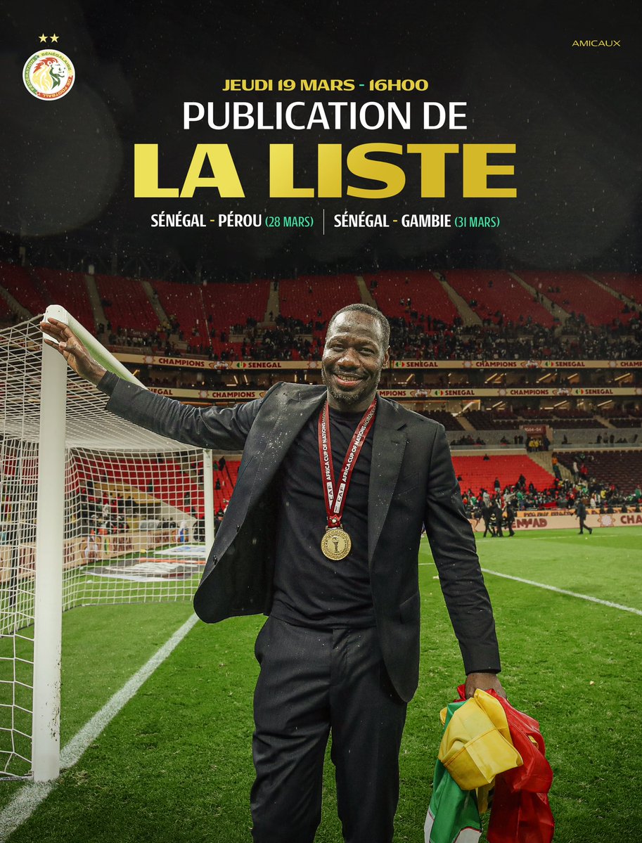 Equipe du Sénégal tweet media