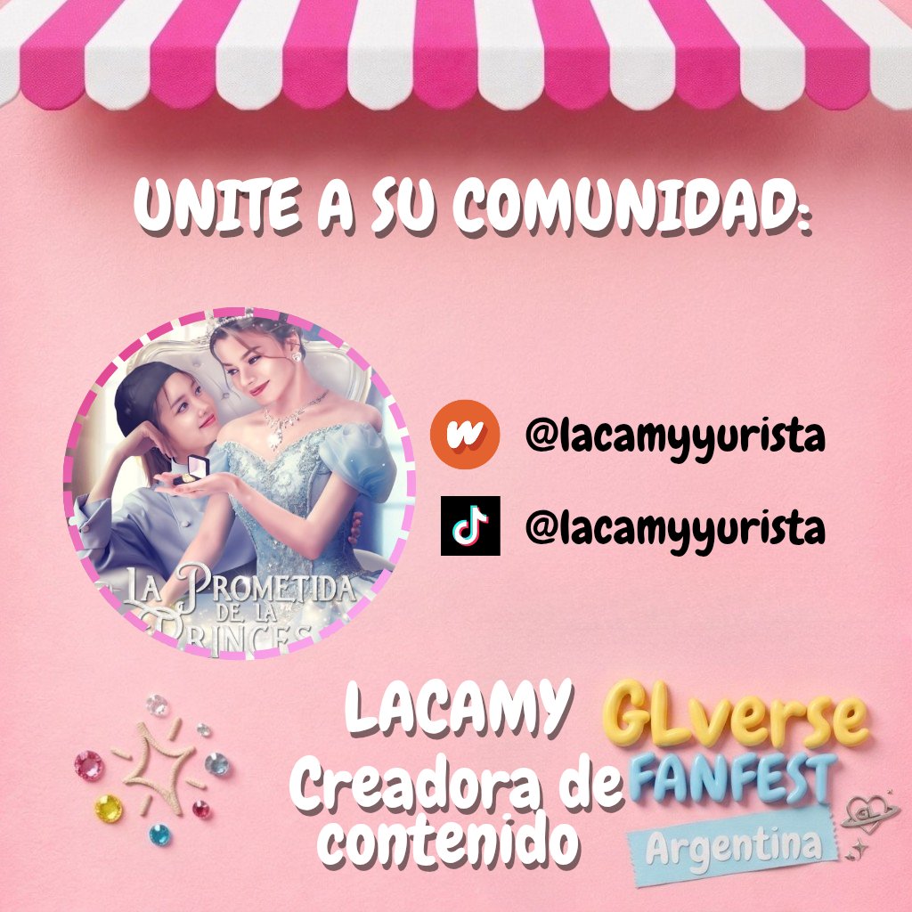 glverse_ar's tweet photo. Creadores de contenido que apoyan el evento 🫰🏽 
Pueden seguirla en sus redes y enterarse de todo lo que tiene que ver con el universo #Freenbecky 

#glversefanfestArgentina #eventogl #seriesgl #argentina https://t.co/LMEmuzd2AI