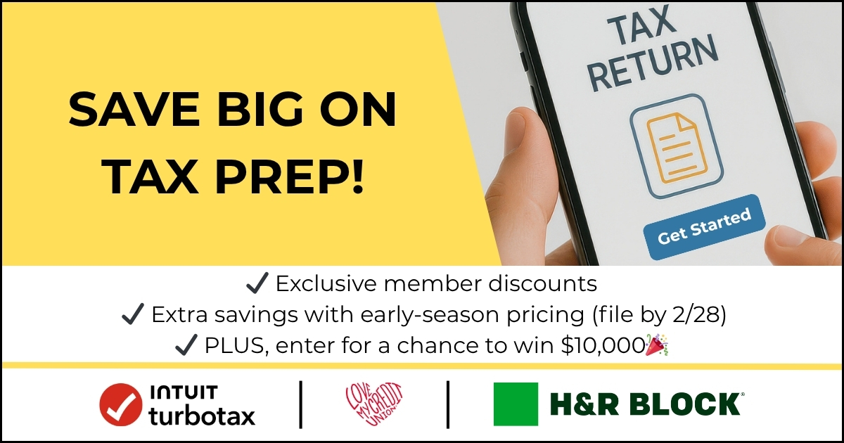 The bad news: Tax Day is less than a month away. The good news: Tax season just got easier (and cheaper) for 1st Ed Credit Union members! File fast. Save big. Win big. Log in or sign up today to lock in your discount right from your phone. links.lovemycreditunion.org/client/love_my…