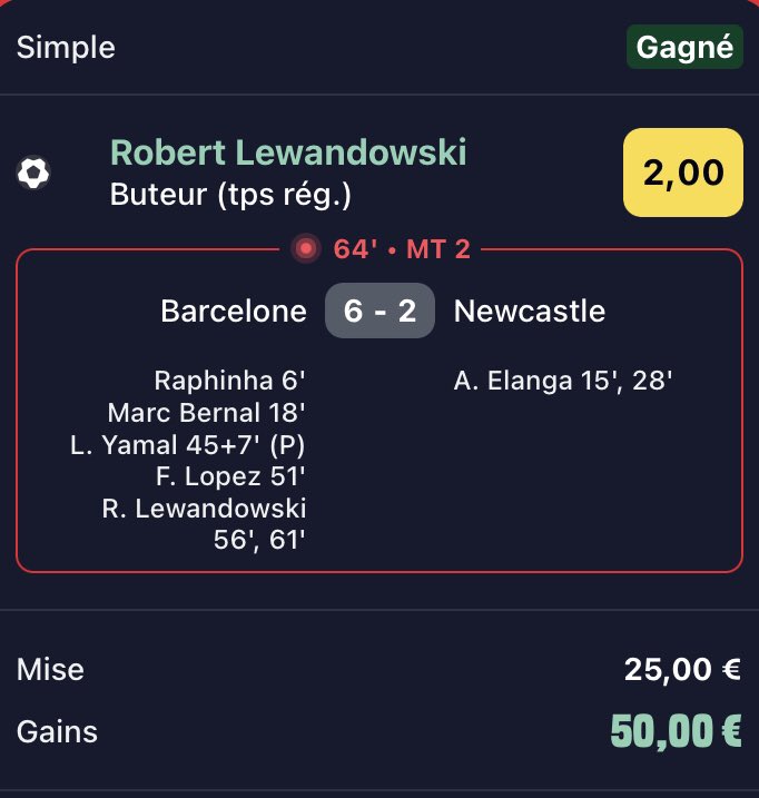 anikibetting's tweet photo. GOAL ! ✅ #TeamParieur https://t.co/S4NSNoVQLA