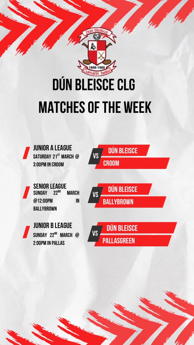 Dún Bleisce CLG tweet media