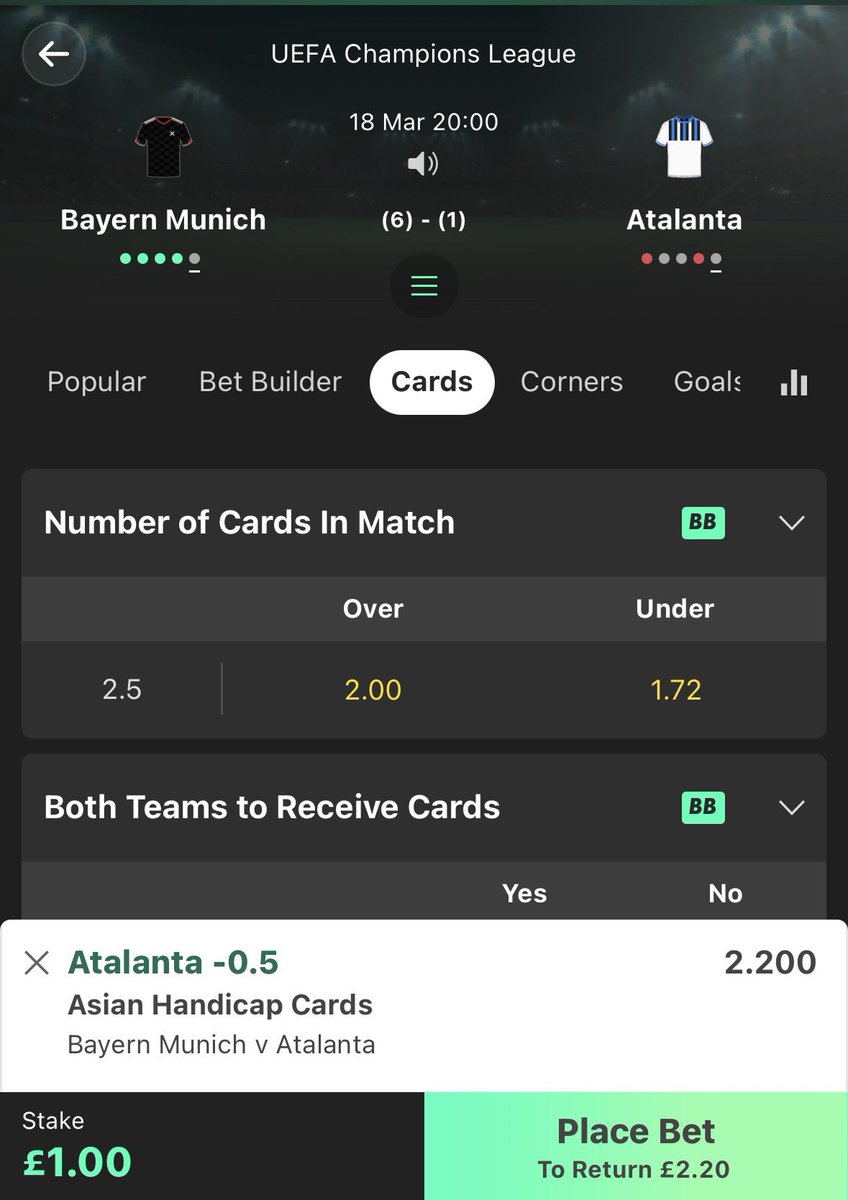 Match Day Bets tweet media