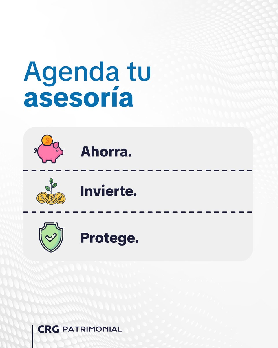 📩 Agenda tu asesoría personalizada y construyamos un plan alineado a tus metas.
#PlaneaciónFinanciera #InvierteInteligente #ProtegeTuPatrimonio