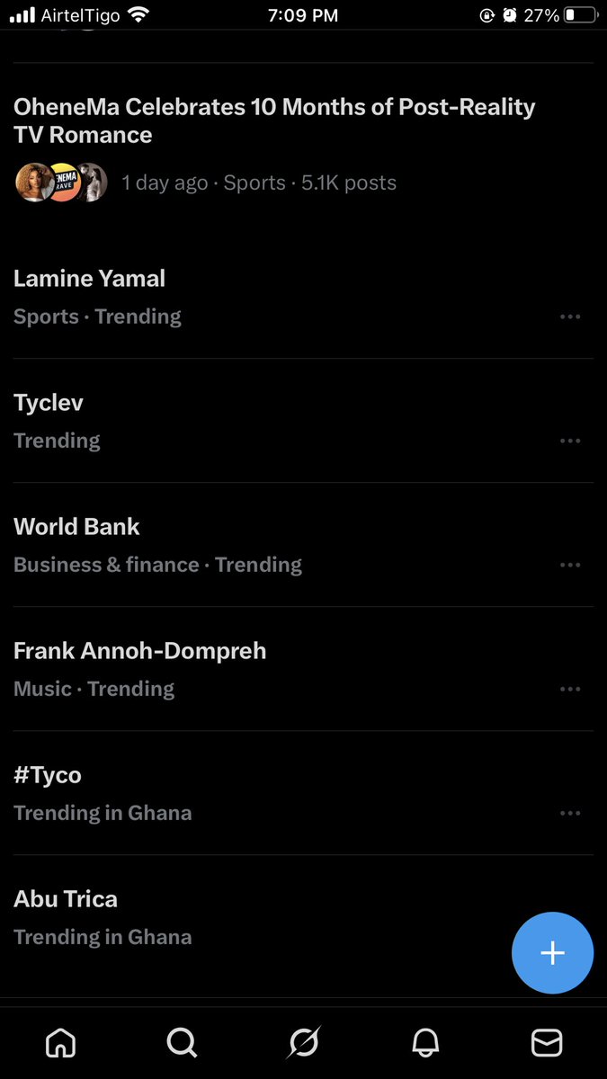 Animaagenda's tweet photo. #Tyclef and #Tyco trending. Proving we dont need traingles, mess and exploration to be the most popular couple on the show. Can i get a Amen. Current mood ๐๐๐๐๐๐๐๐ #perfectmatchXtra https://t.co/Krg8eekAU7