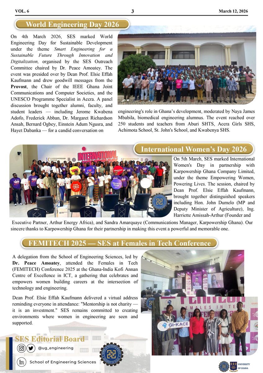 School of Engineering Sciences, UG tweet media