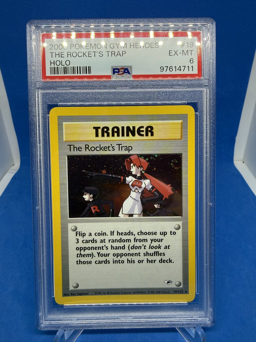 The Rocket’s Trap is today’s Mail Day! 4/19 Holos in for my Gym Heroes set 💫💫