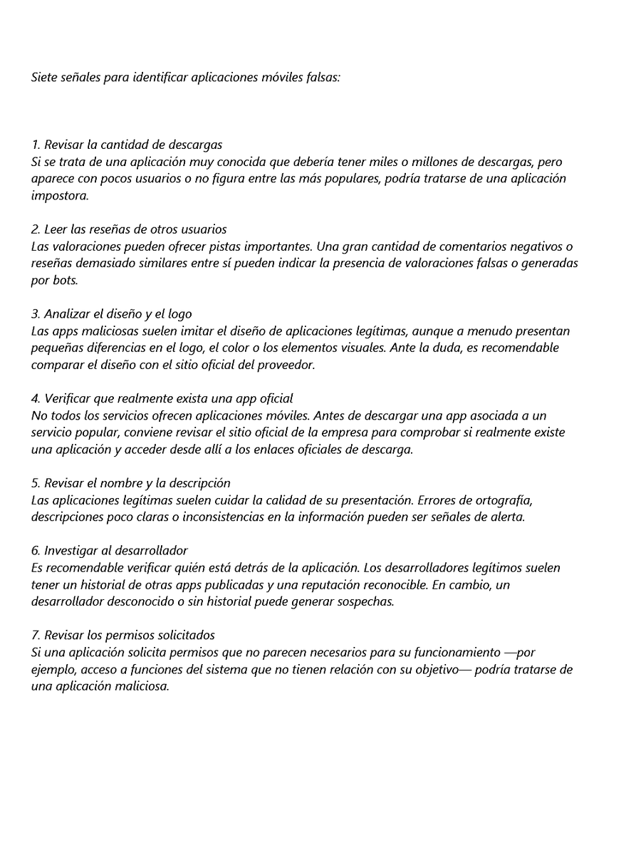 Especialistas de ESET comparten una serie de recomendaciones para identificar apps sospechosas antes de descargarlas y evitar riesgos para la seguridad.
