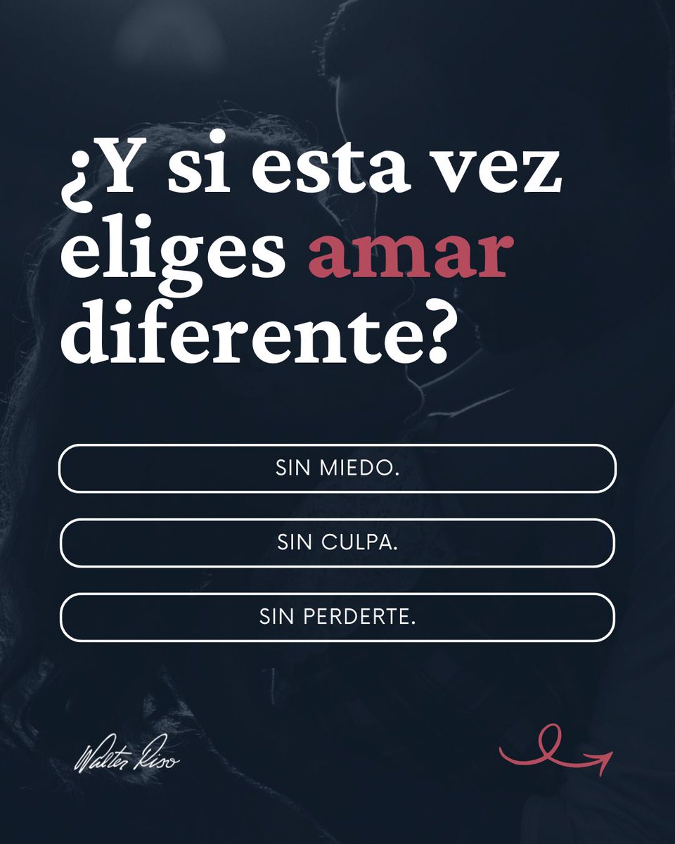 Walter_Riso's tweet photo. Si tus relaciones te agotan, repites errores afectivos o sientes que pierdes tu esencia, es momento de aprender a construir vínculos sanos.  

En el curso-taller de Walter Riso descubrirás herramientas prácticas para superar la dependencia emocional y elegirte primero.

Ingresa aquí https://t.co/zMQBkigeRe