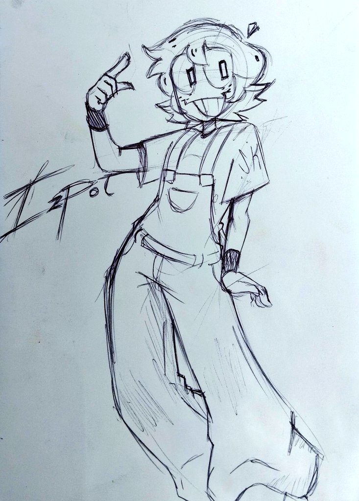 P_with_P0T's tweet photo. Sketch https://t.co/70zB109XCH