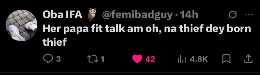 Una dey talk oo 😂
Twitter no be for the feint hearted😅