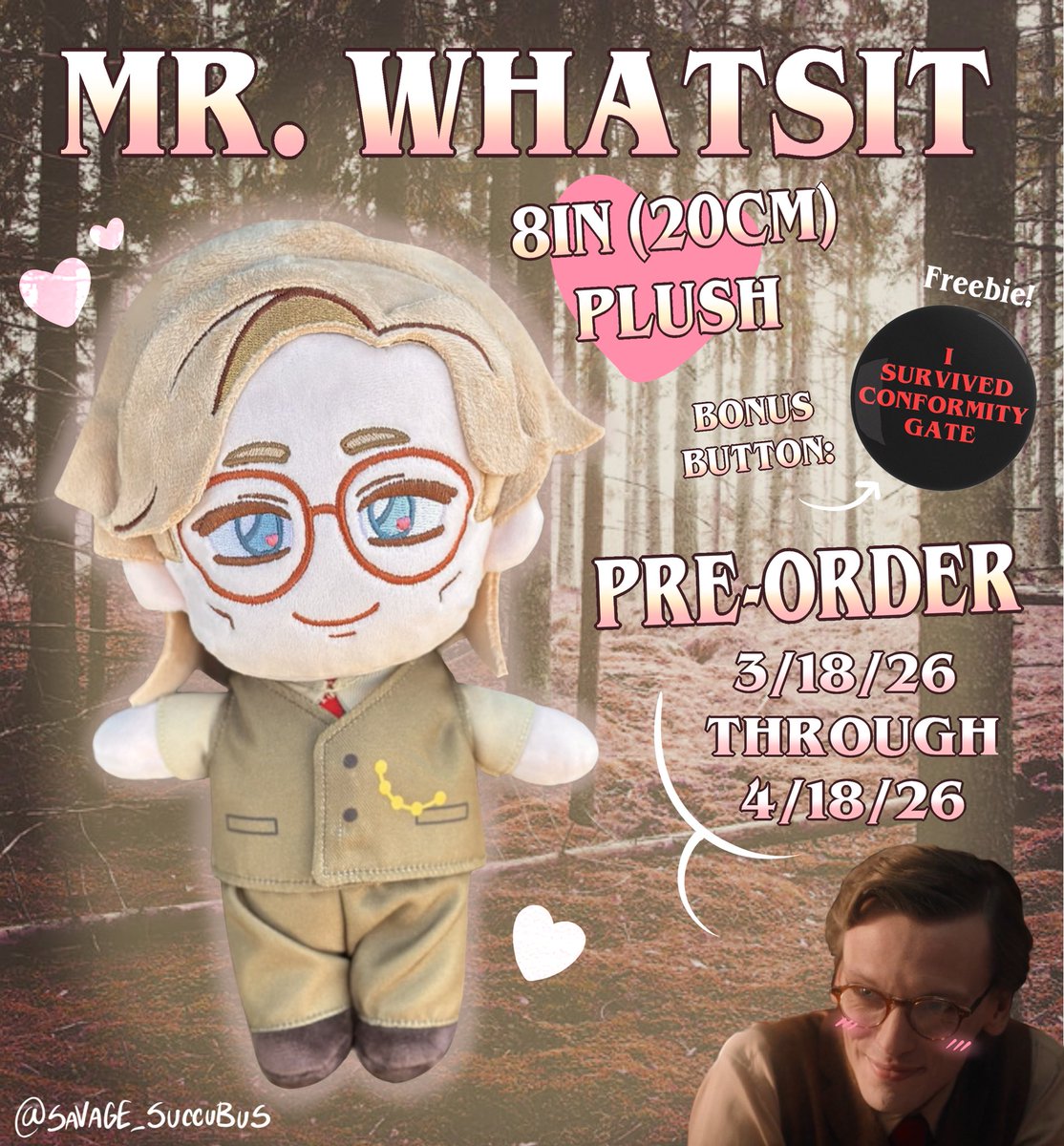 Savage_Succubus's tweet photo. Henry is now available!! He comes with a cheeky little “conformity gate” button as a freebie ;) 
#strangerthings https://t.co/yXbhyb9IOG