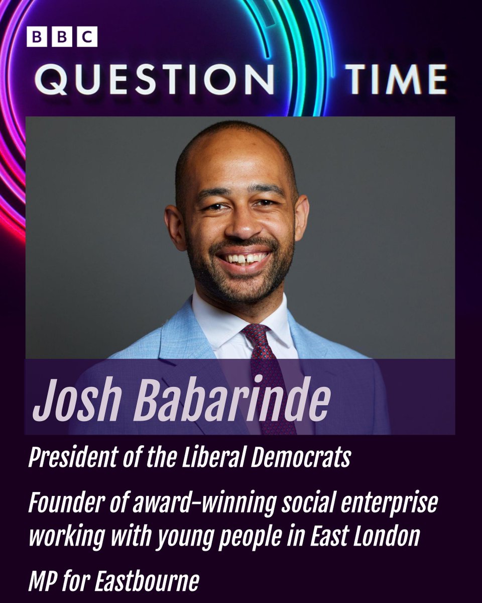 BBC Question Time tweet media