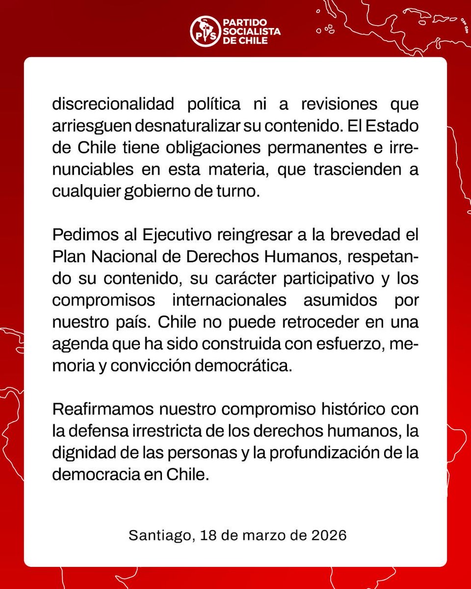 Partido Socialista de Chile tweet media