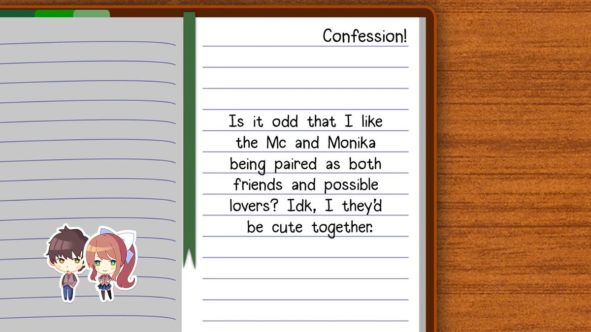 Doki Doki Literature Club Confessions tweet media