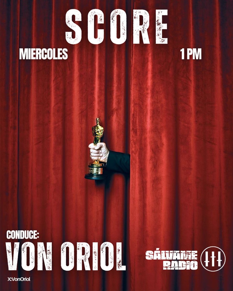 salvameradio's tweet image. Ya arranca #SCORE con @vonoriol !!!
No te lo pierdas