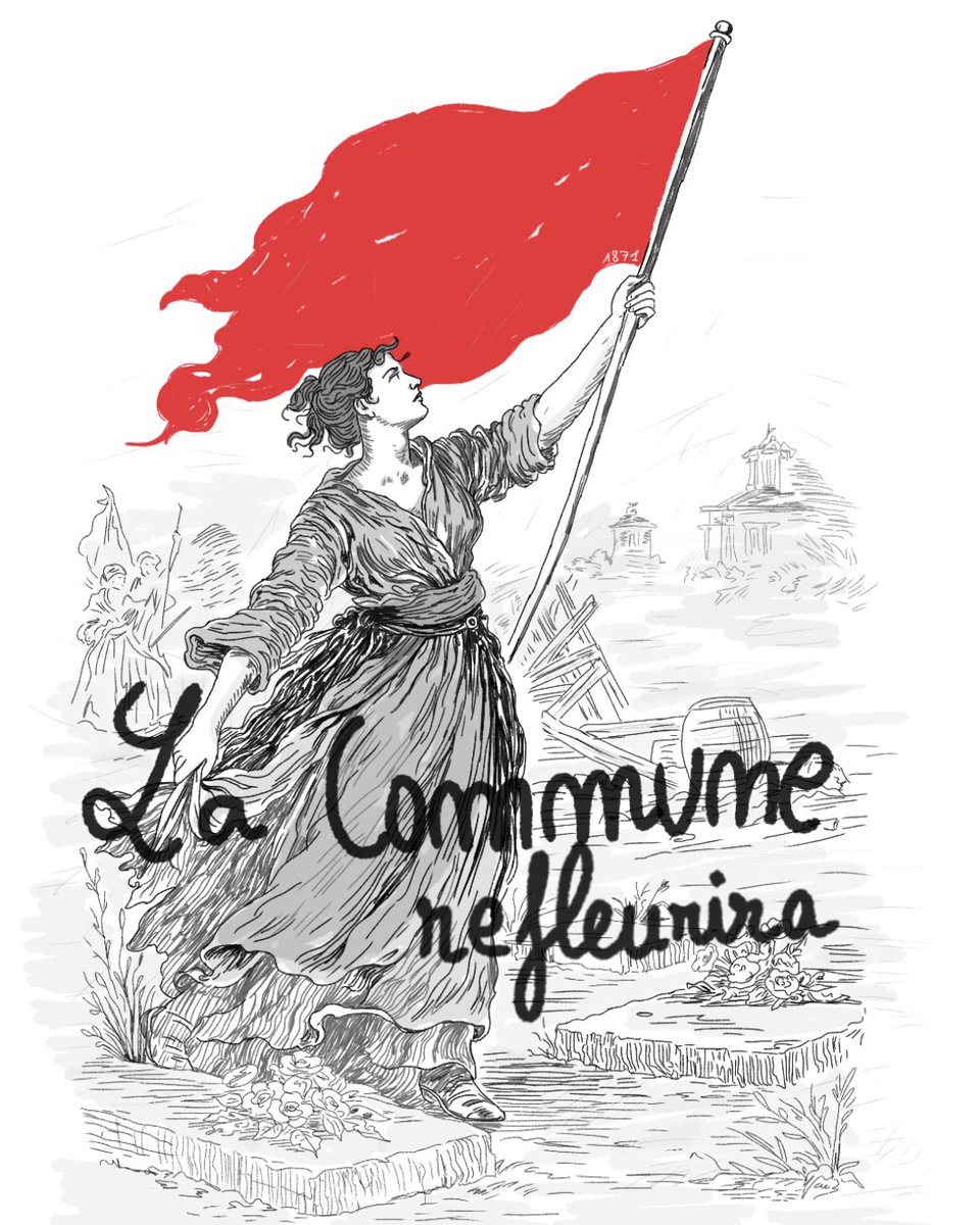 Noradebs's tweet photo. Nous n’avons plus ni rois ni maîtres,
Place au peuple et place à demain !
Que les tyrans tremblent et disparaissent,
Le monde est à nous, il est enfin ! https://t.co/3SPWBw27H9