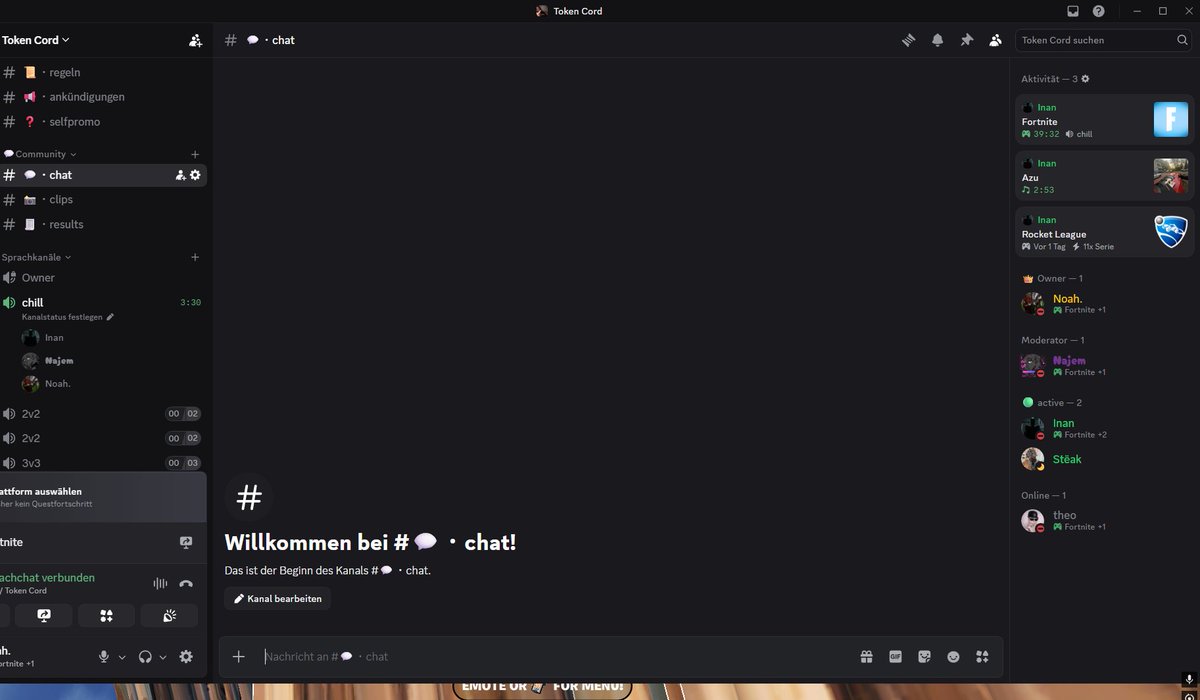 createt new token cord 

dm me for inv