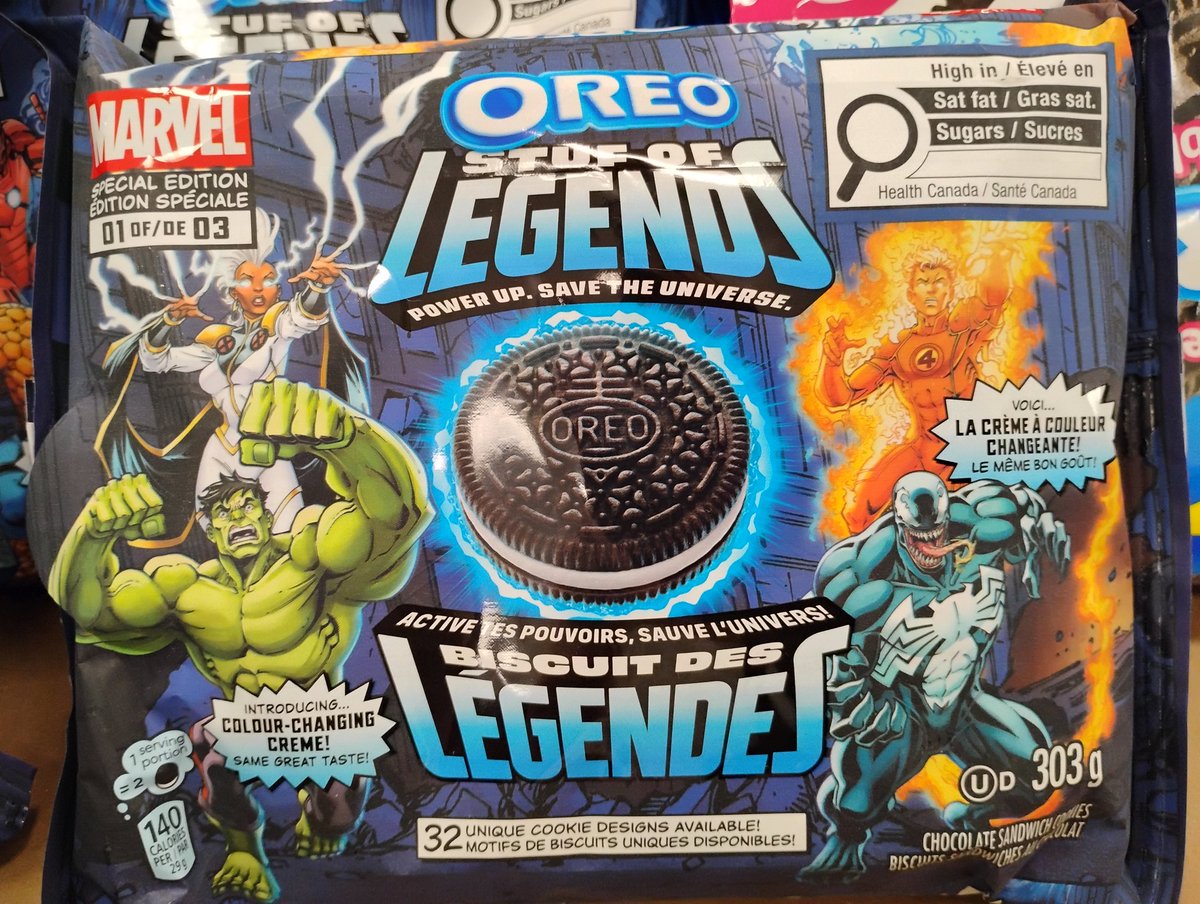 MGeeSpot's tweet image. #SnackTime 
OREO 
With colour-changing creme?
(I'm pretty sure there's a medication that can fix that)
Stuf of Legends.
#LazyDay #medical @Oreo @Marvel #SnackShare