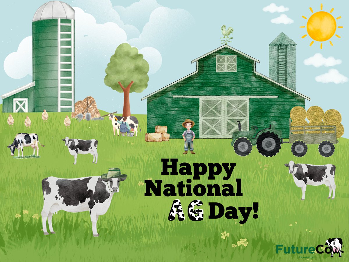 Happy #NationalAgDay 🌾🐄
Here’s to the farmers, cows, and teams behind it all.
#FutureCow #DairyLife #CowComfort