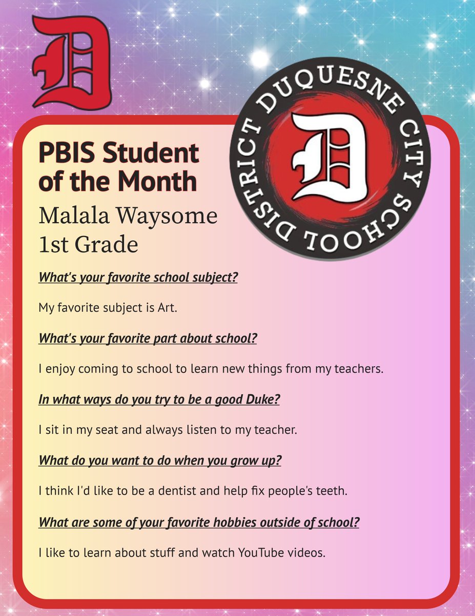 Duquesne City School District tweet media