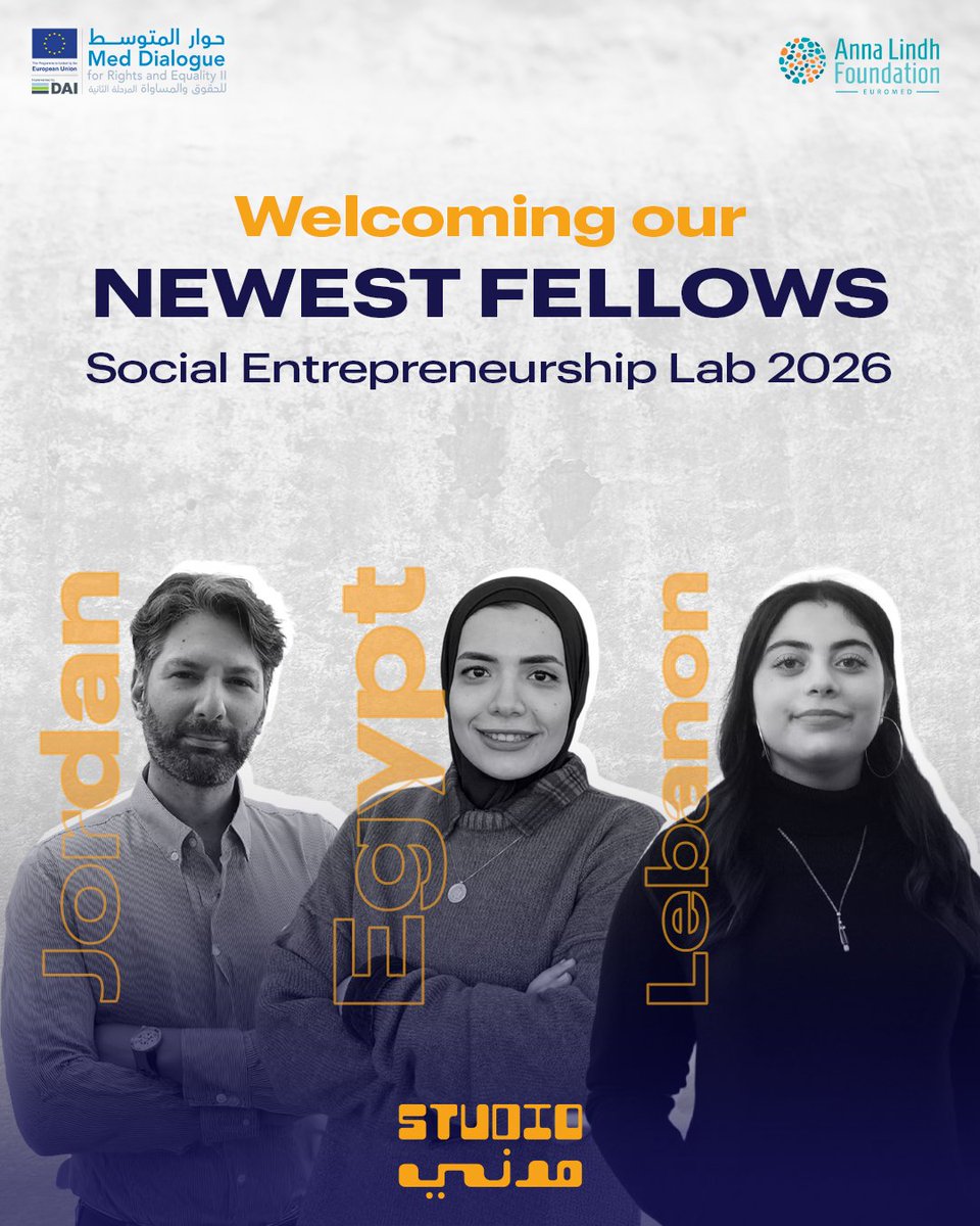 Welcoming our newest fellows 🌍🌎
Jamal Bakir from Jordan, Lamia Salah from Egypt, and Jana Sabra from Lebanon