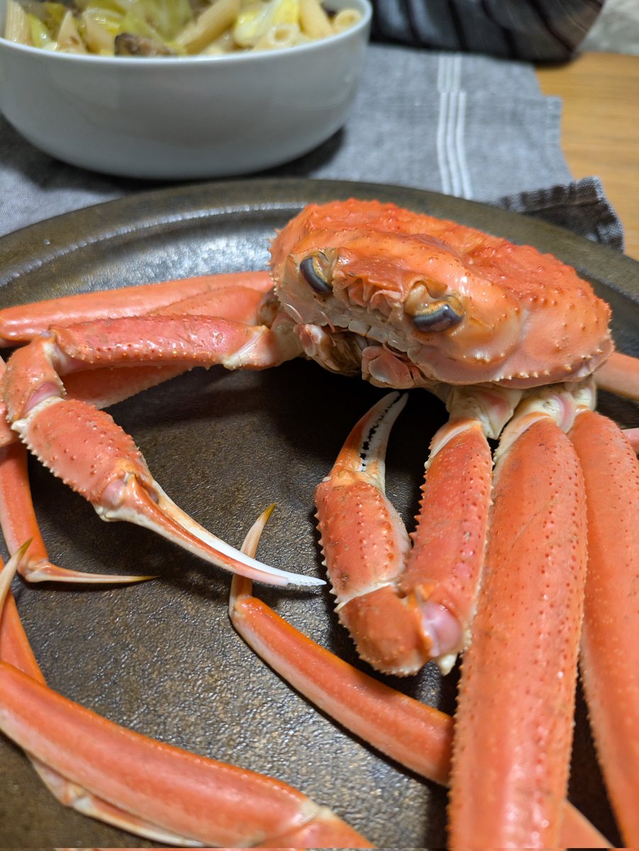 奥能登あるある。カニをもらう。